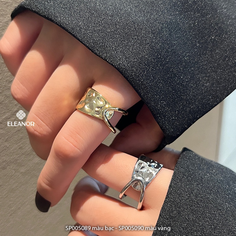 Nhẫn nữ hở Eleanor Accessories phong cách basic phụ kiện trang sức thanh lịch 5089