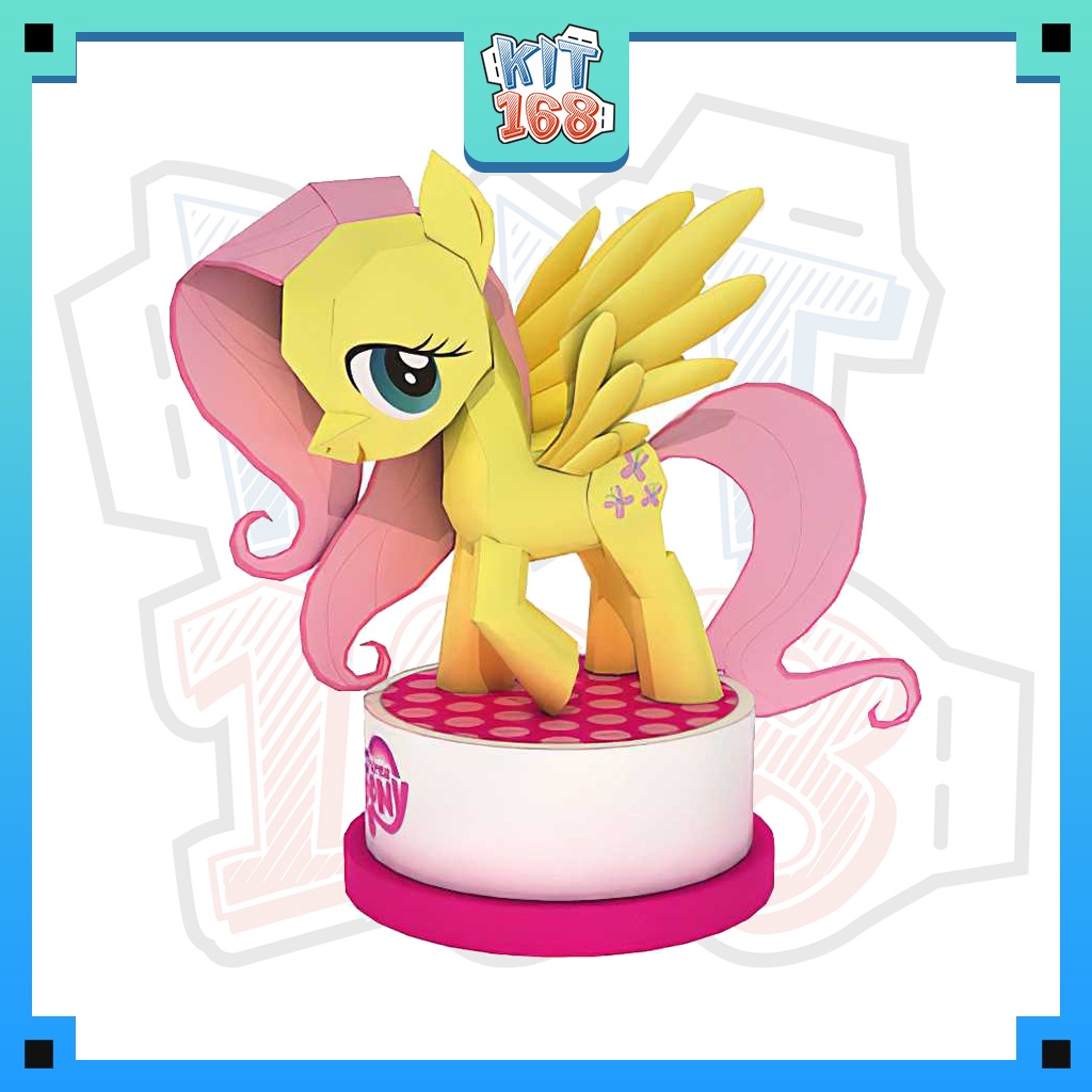Mô hình giấy Anime Game Fluttershy - My Little Pony