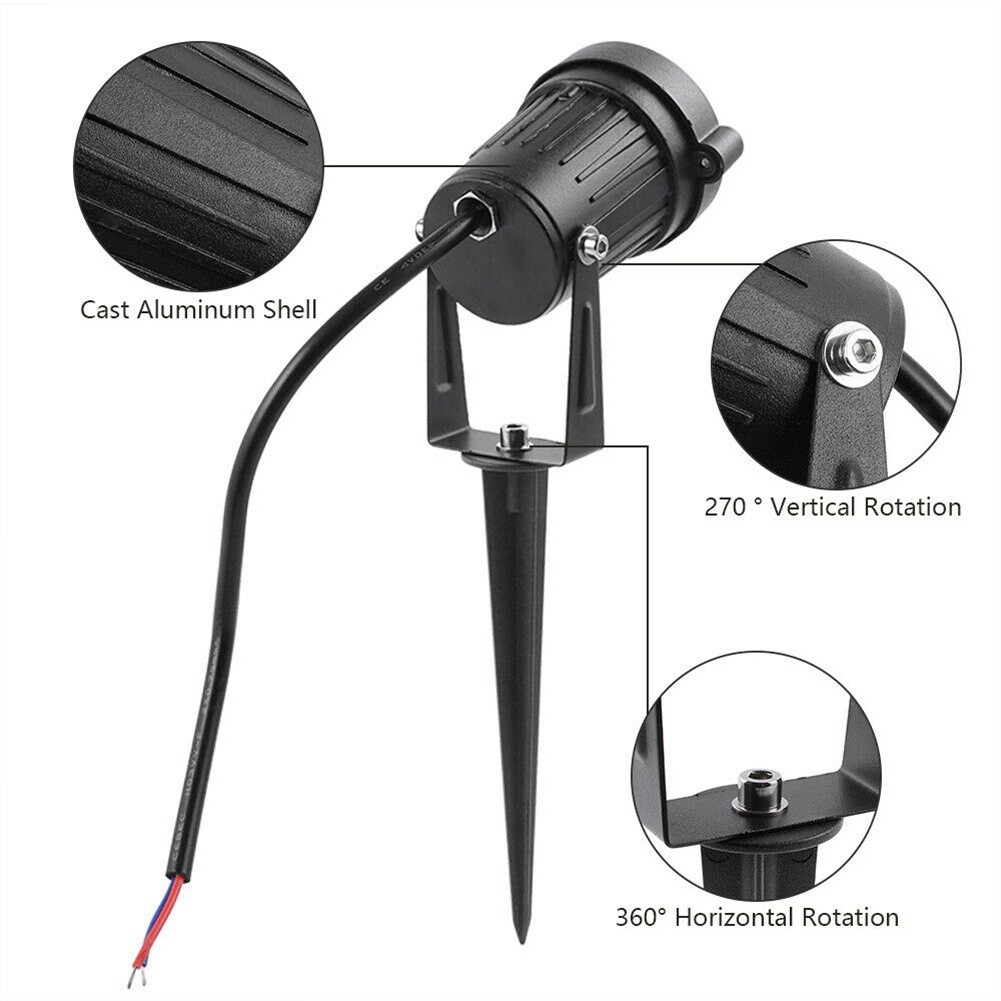 Set 4 Đèn LED Chống Thấm Nước Trang Trí Lối Đi Sân Vườn