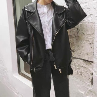 (Order) Áo khoác da nữ basic cá tính Ulzzang