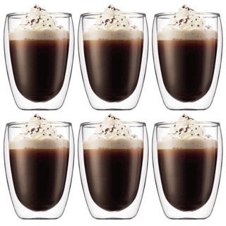 🇩🇪BỘ 6 CỐC BODUM Pavina 350ml CAO CẤP 2 lớp chân không cách nhiệt CHÍNH HÃNG TỪ ĐỨC🇩🇪