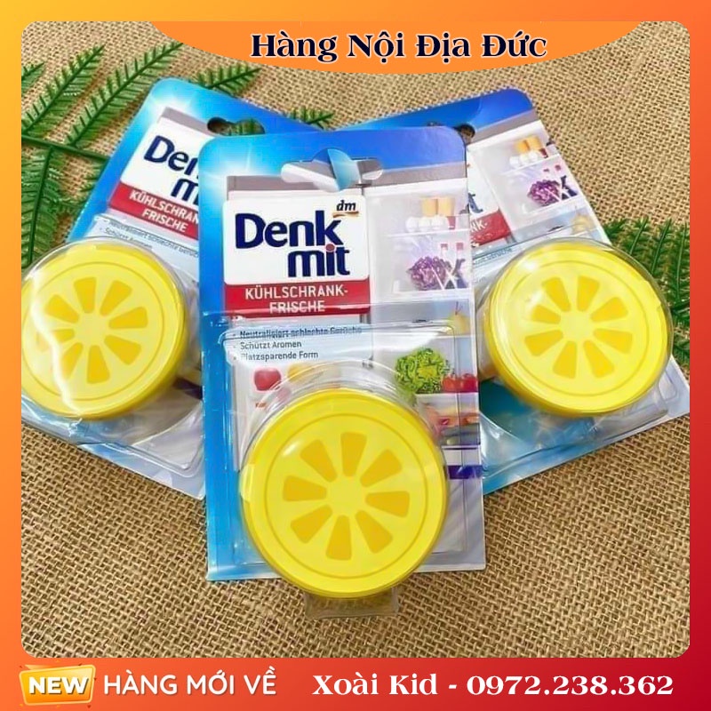 Sáp khử mùi tủ lạnh Denkmit hương chanh