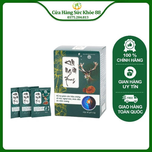 Kim Ngân Xoang TẶNG XỊT - hỗ trợ giảm các triệu chứng nghẹt mũi, nhức đầu do viêm xoang, viêm mũi dị ứng