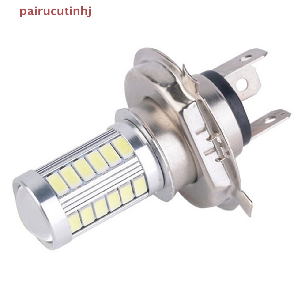 Cặp Đèn Pha LED H4 33SMD Ánh Sáng Trắng Chuyên Dụng Cho Xe Hơi / Xe Máy