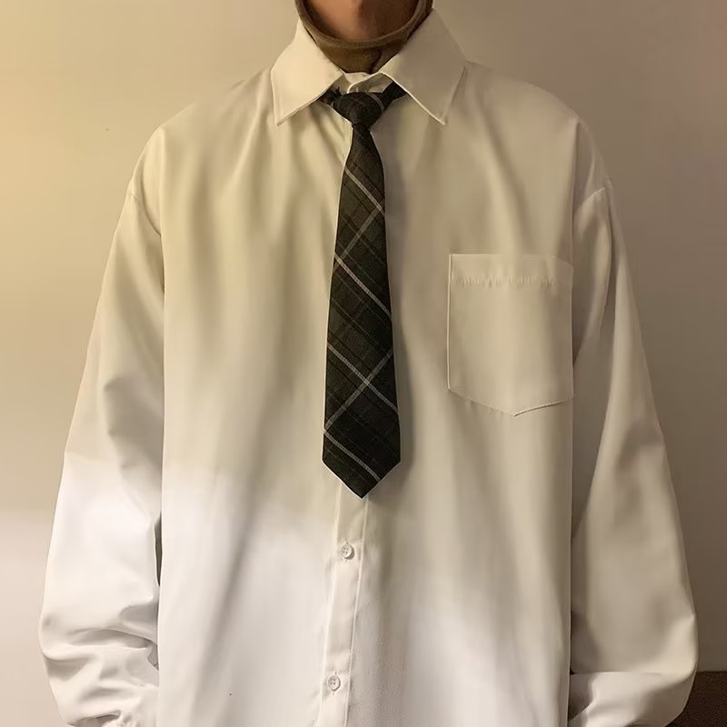 Áo Sơ Mi Dáng Rộng Thời Trang Vintage Cá Tính Cho Nam Nữ sơ mi trắng nữ áo nam đẹp áo sơ mi nam form rộng hàn quốc