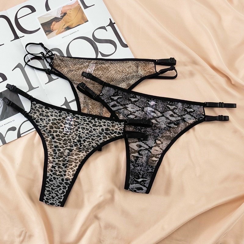Set 5 quần chip lọt khe, quần lót lọt khe ren hoạ tiết, sang chảnh sexy