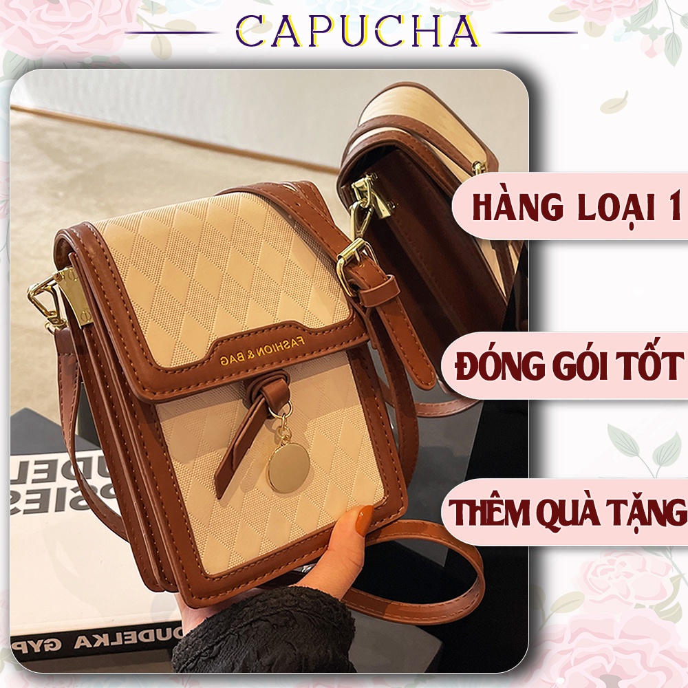 Túi xách nữ dạo phố đựng điện thoại ví tiền cực kì tiện lợi Capucha T263