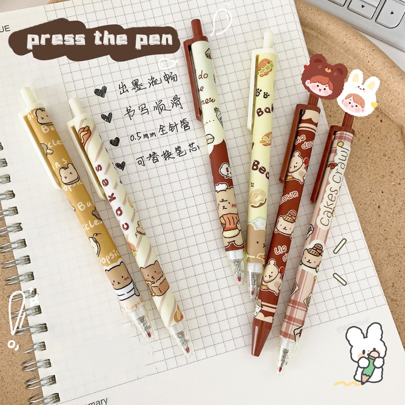 [Đặc trưng] Bút Đánh Dấu Họa Tiết Hoạt Hình Dễ Thương Dành Cho Học Sinh