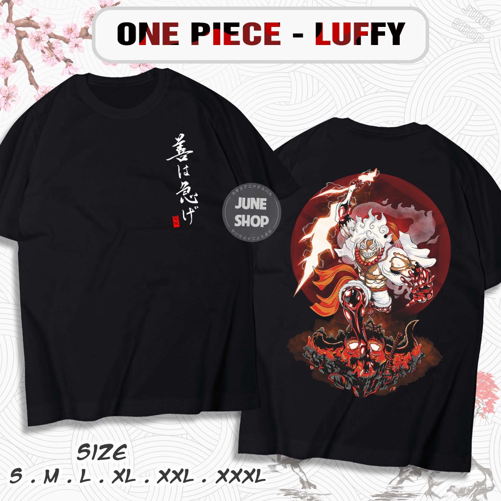 Áo One Piece - Áo Luffy Gear 5 mẫu mới siêu chất, đẹp giá rẻ, chất thun co giãn 4 chiều