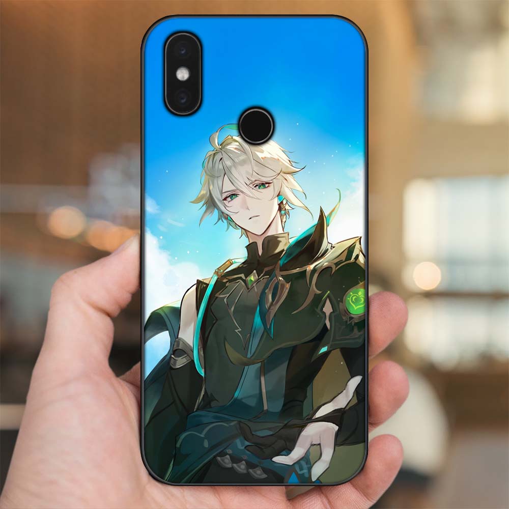 Ốp lưng Xiaomi Mi 8, Mi 8 SE viền đen in hình Alhaitham Genshin Impact