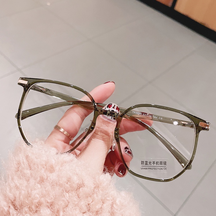 Kính Mát tr9895 TR90 Gọng Vuông Lớn Thời Trang Cho Nam Nữ