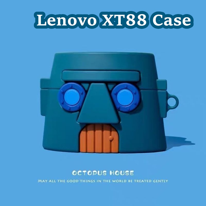 Vỏ Bảo Vệ Hộp Sạc Tai Nghe lenovo xt88 Mềm Họa Tiết Hoạt Hình anime Dễ Thương