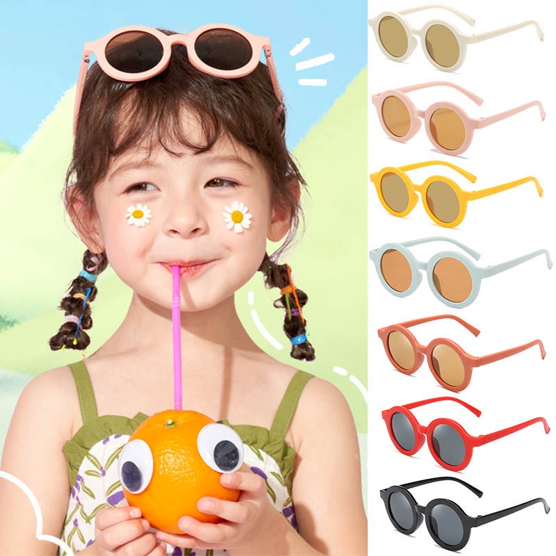 Kính Mát Gọng Vuông Chống Tia UV400 Thời Trang Cho Bé