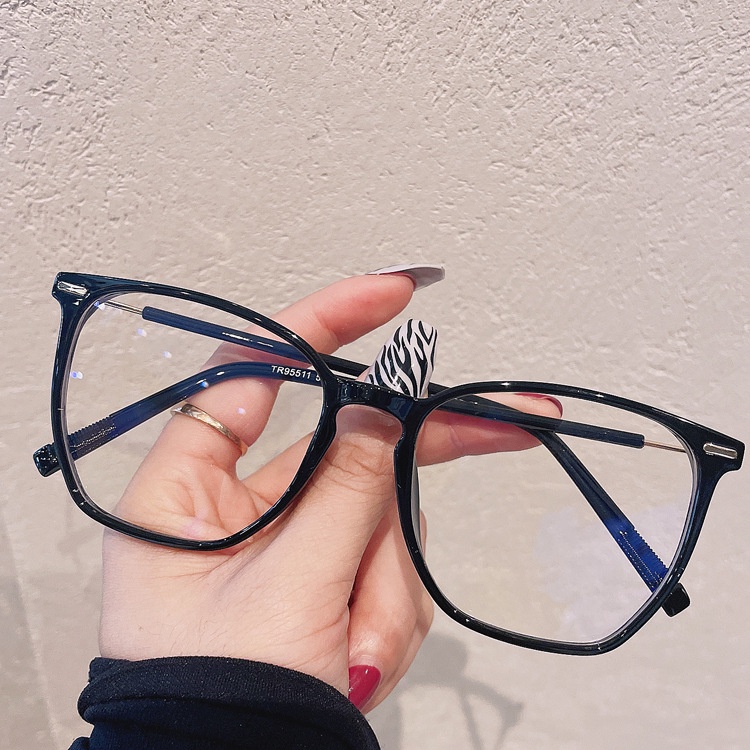 Gọng Kính TR90 Đính Đinh Tán Phong Cách retro Hàn Quốc