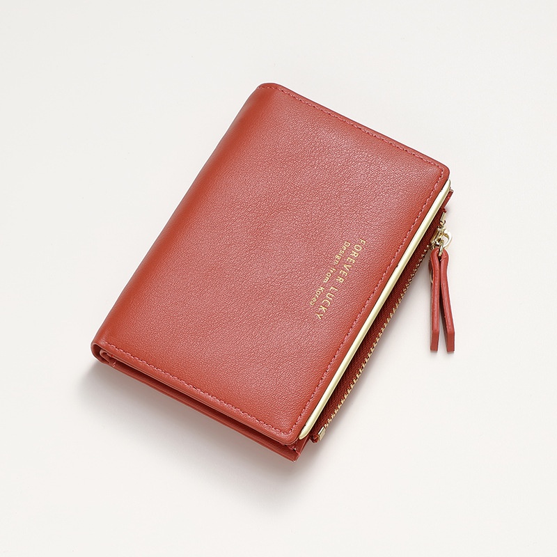 Ví Đựng Thẻ Màu Trơn Đơn Giản Phong Cách Hàn Quốc Cho Nữ