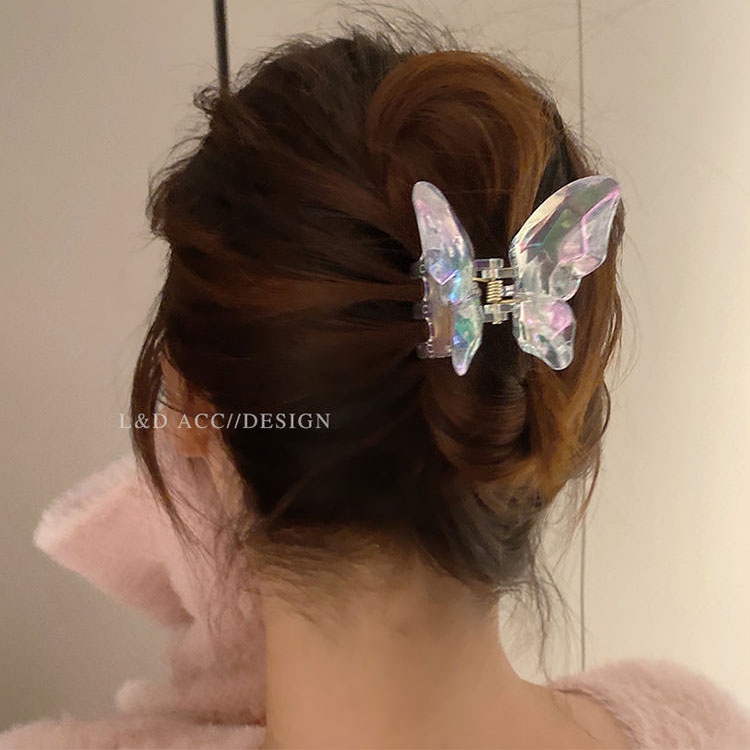 Kẹp Tóc Càng Cua Bằng Acrylic Trong Suốt Thời Trang Cho Nữ