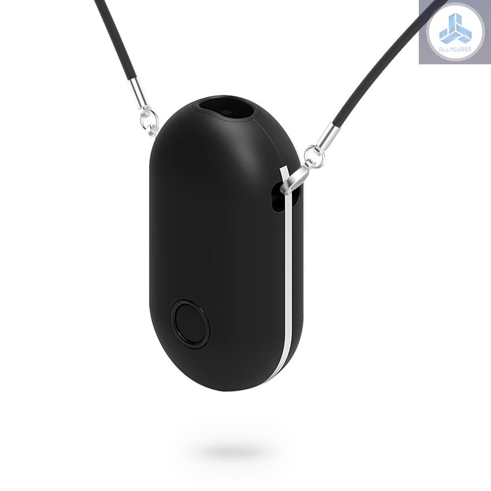 Vòng Cổ Lọc Không Khí Ion Âm USB Không Bức Xạ Màu Đen B130 Cho Người Lớn Và Trẻ Em