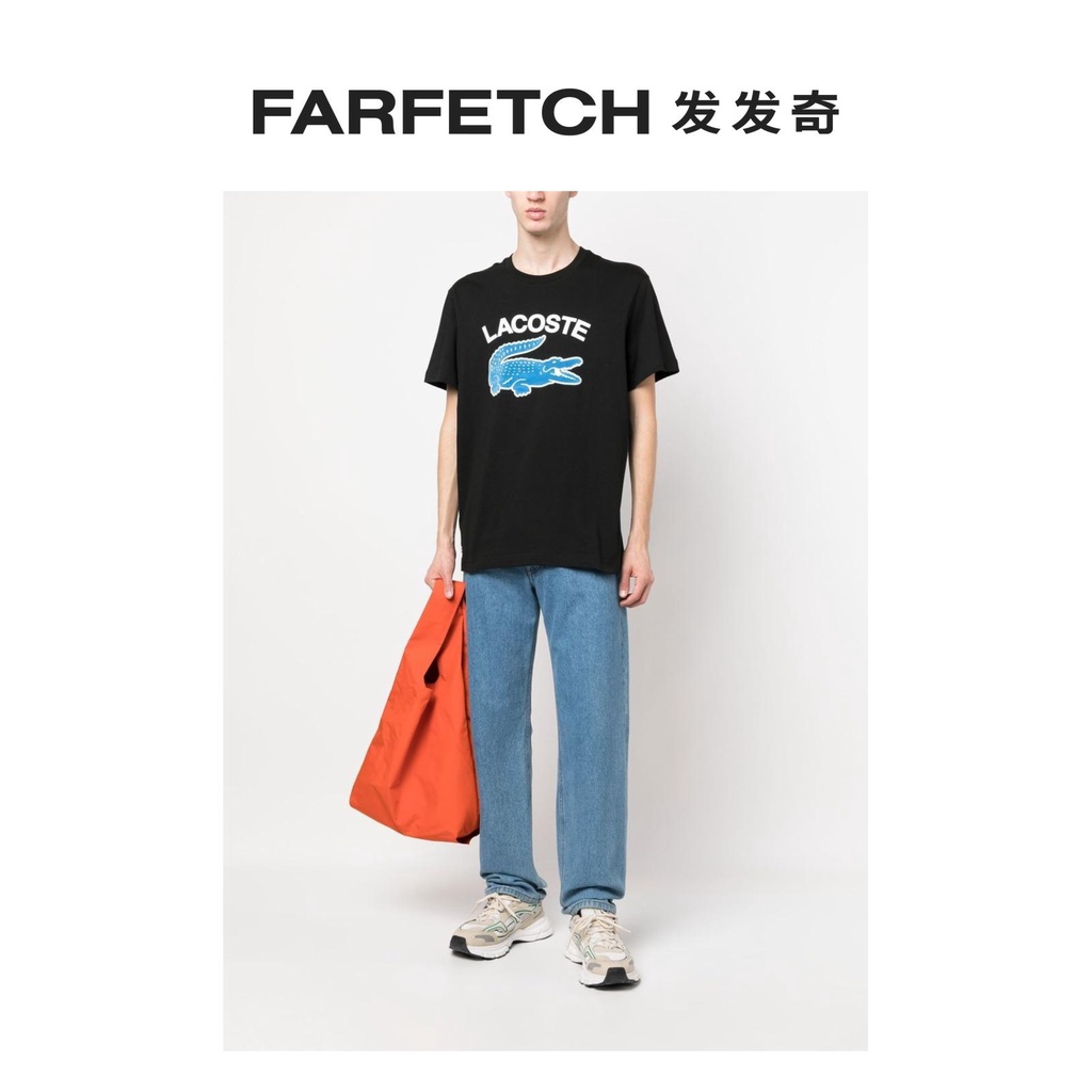Áo Thun Ngắn Tay In Logo La FARFETCH Cá Tính Cho Nam