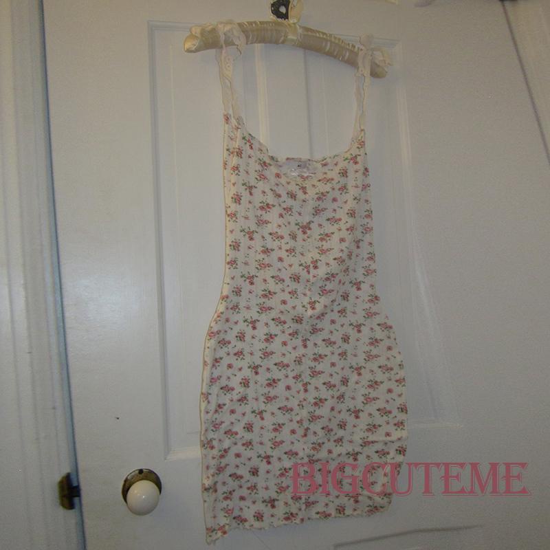 Đầm Mini Hai Dây Không Tay In Hoa Phong Cách Vintage Y2K