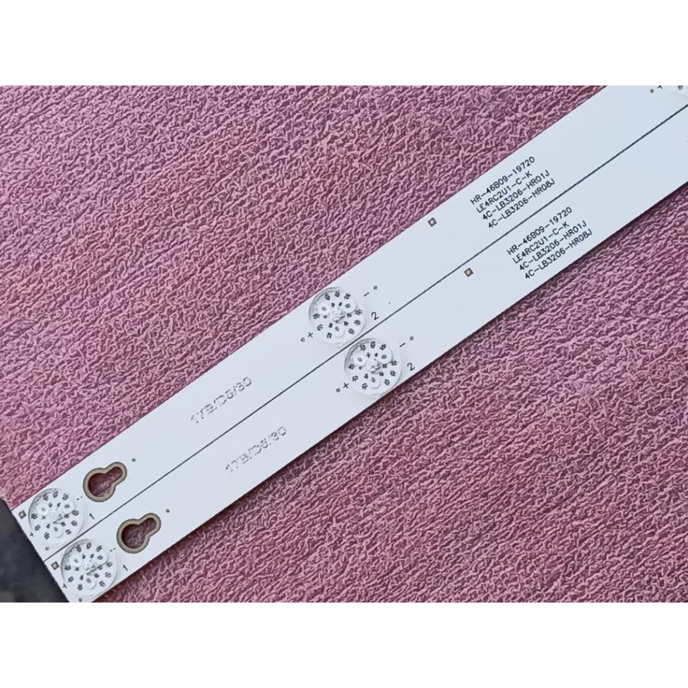 THANH LED TIVI TCL 32S62 32S6000 32S6100 32S4900 32D100 32D2900, MỚI 100% HÀNG ZIN HÃNG, BỘ 2 THANH, MỖI THANH 6 BÓNG 6V