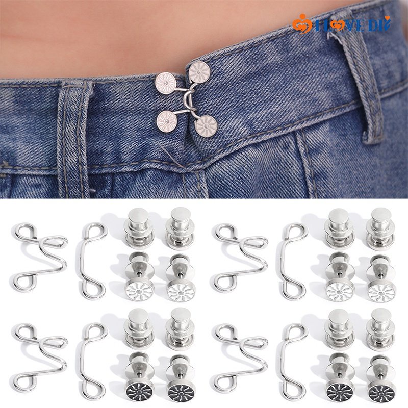 1 Bộ Phụ Kiện May Quần Áo Không Cần Đóng Đinh Hình Hoa Hướng Dương / Có Thể Tháo Rời