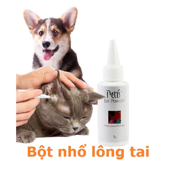 Orgo 5gr- Bột nhổ lông tai chó mèo Petis