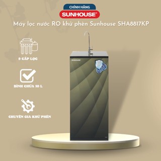 Máy lọc nước khử phèn RO SUNHOUSE SHA8817KP 9 lõi - Hàng trưng bày chính hãng