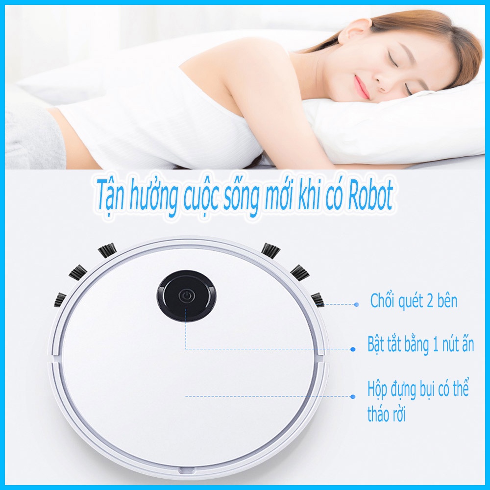 [SIÊU SALE] Robot Hút Bụi Lau Nhà Thông Minh,Máy Hút Mạnh, Rô Bốt Kèm Dẻ Lau,Dung Lượng Pin Lớn, Lỗi 1 Đổi 1. ES330 | BigBuy360 - bigbuy360.vn