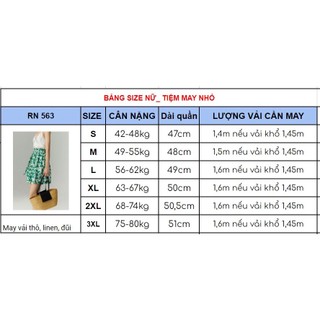 RN563_Rập giấy may quần váy nữ