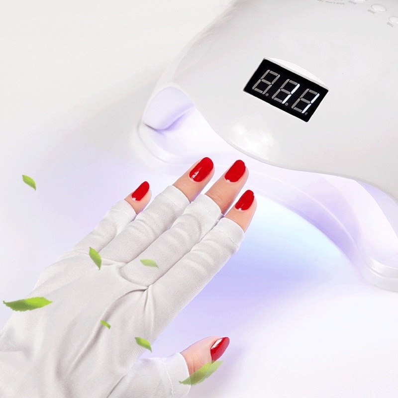 Găng tay làm nail bảo vệ tia uv