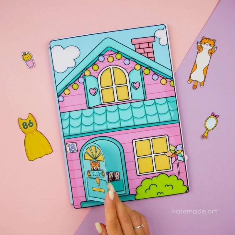 NGÔI NHÀ BÚP BÊ NHÀ CỦA MÈO HOLLY Doll House