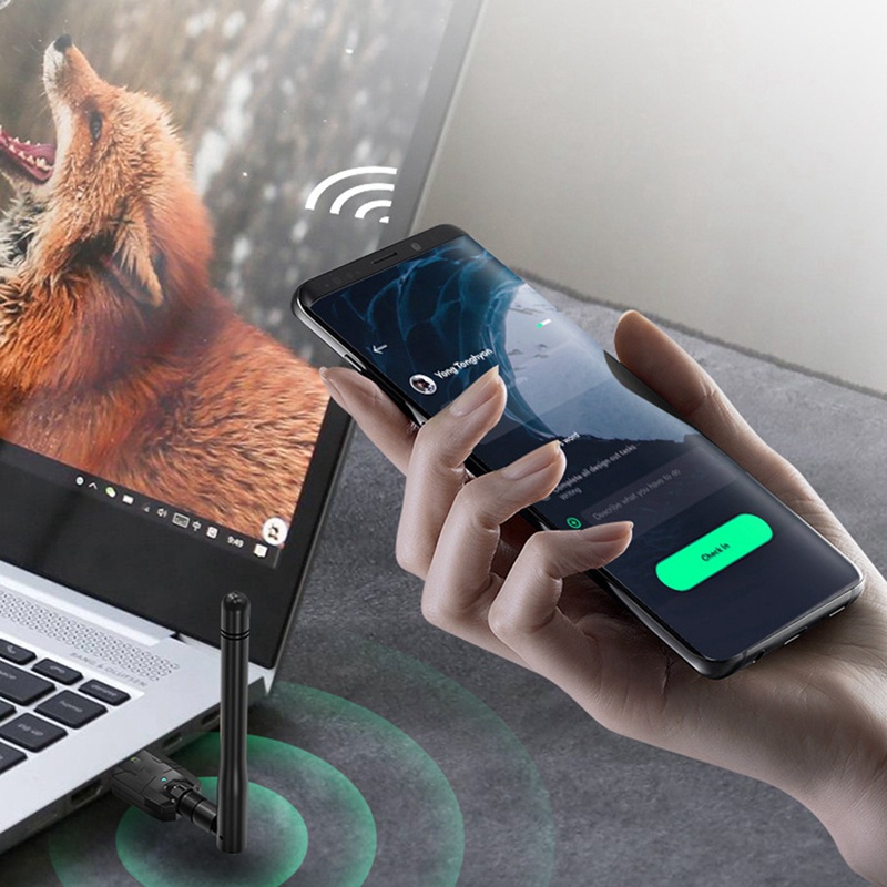 Usb bluetooth 5.0 Phạm Vi 100m Nhận Tín Hiệu Không Dây Cho pc & desktop