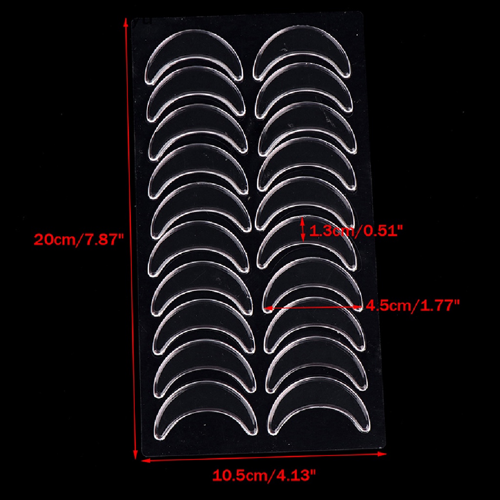 Set 10 Cặp Miếng Dán Silicon Chống Nếp Nhăn Mắt Có Thể Tái Sử Dụng adawnshbhyu