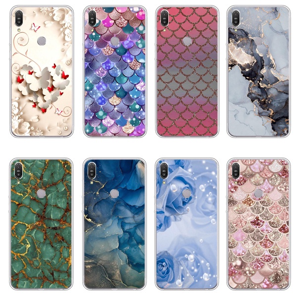 Ốp Lưng silicone Trong Suốt Thời Trang Cho Asus ZenFone max M1 max Pro (M1) max Pro M2 max M2
