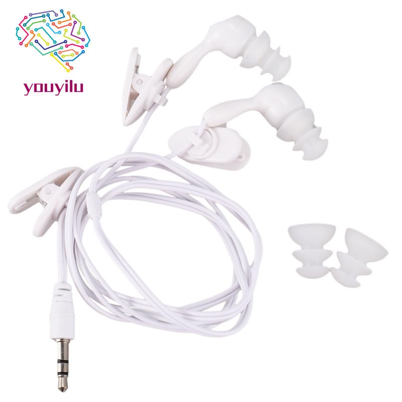 Tai Nghe Nhét Tai Chống Nước Màu Trắng Cho MP3 MP4
