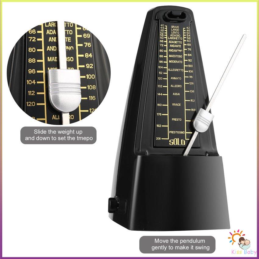 Outad Máy đếm nhịp cơ học truyền thống dành cho nhạc sĩ chơi cụ piano