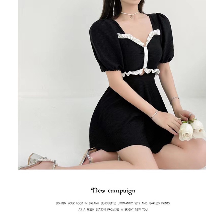 Mới Đầm Bơi Xẻ Tà Thời Trang Mùa Hè Cho Bé Gái