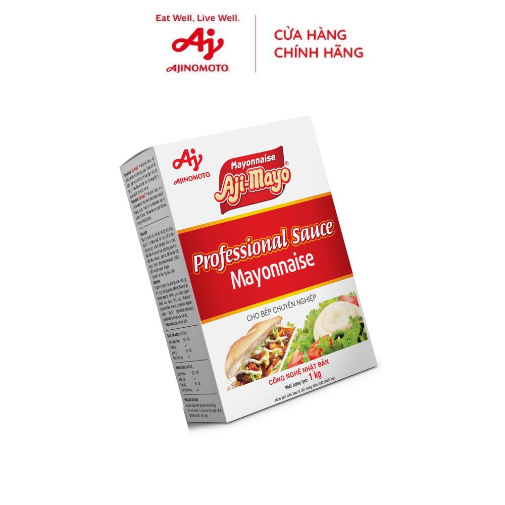 Xốt Mayonnaise Aji-mayo® Professional Sauce 1kg/Hộp