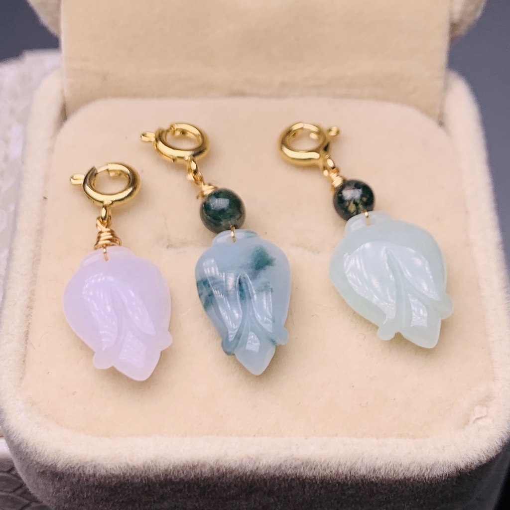 Mặt Sen Ngọc Jade type A tự nhiên pk