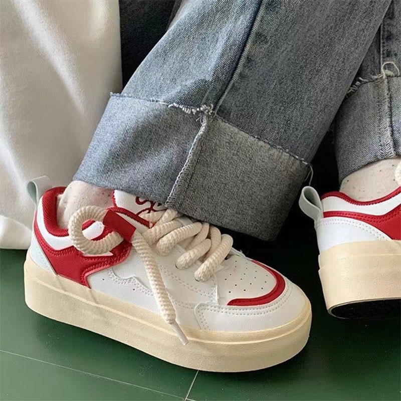 Giày Mũi Tròn 195 One more Phối Màu Thời Trang Dành Cho Nữ