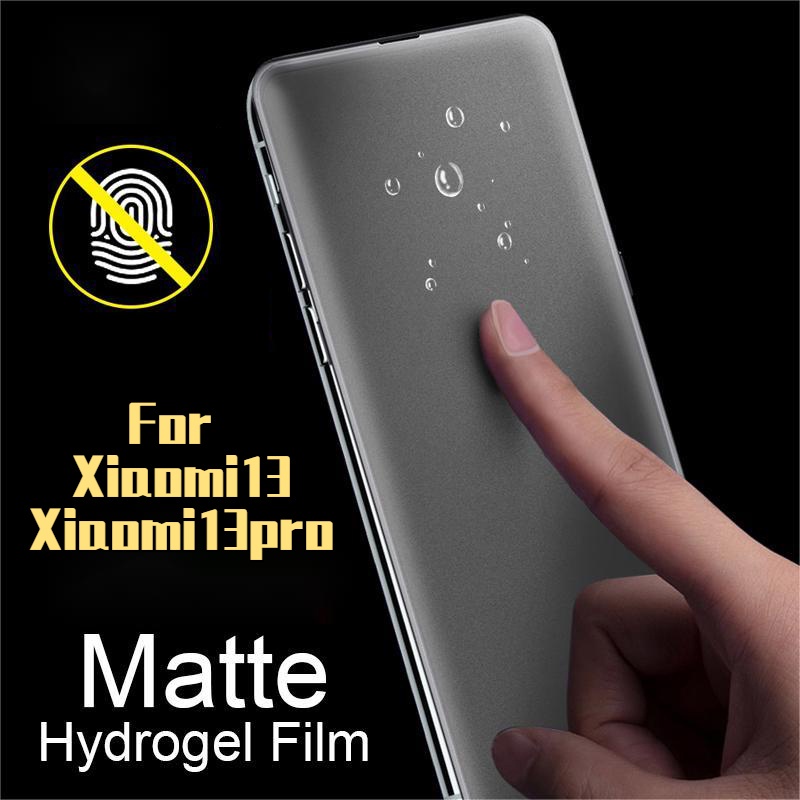 Miếng Dán Hydrogel TPU Mềm Nhám Trong Suốt Bảo Vệ Màn Hình HD Chống Dấu Vân Tay Chống Trầy Cho Xiaomi 13 / 13pro