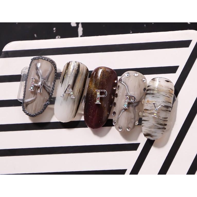 Charm 26 Chữ Cái Đính Đá Trang Trí Móng