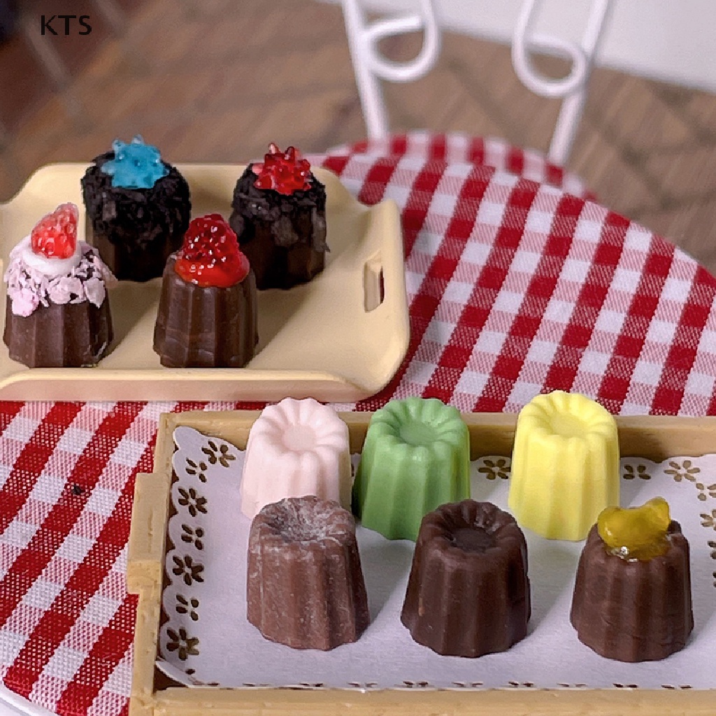 Set 2 Mô Hình Món Tráng Miệng 1: 12 Dùng Để Trang Trí Nhà Búp Bê