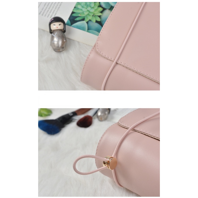 Túi Lưới Đựng Mỹ Phẩm Bằng Da PU Dày Bốn Trong Một Có Thể Tháo Rời