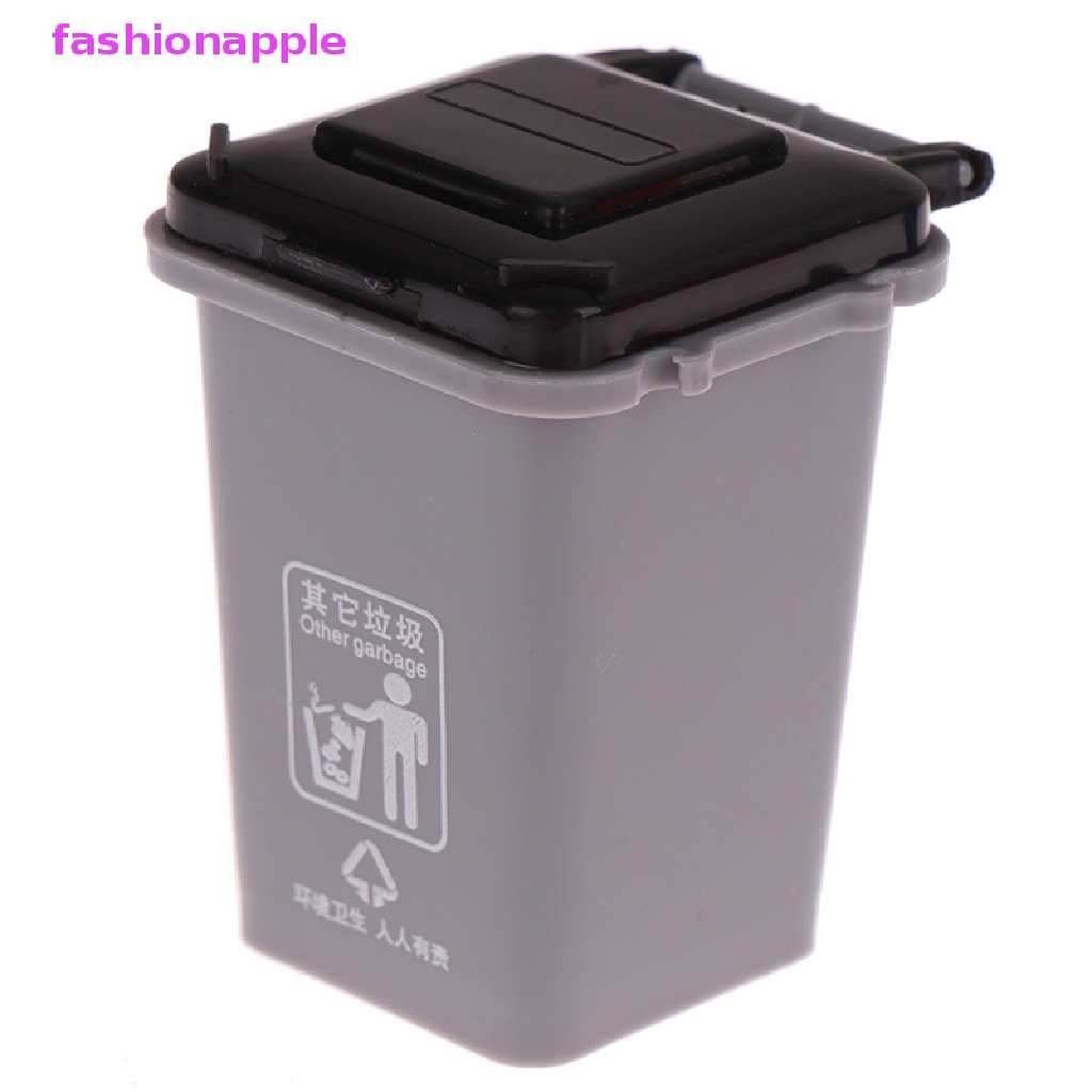Mô Hình Thùng Rác Mini Tỉ Lệ 1: 12 Trang Trí Nhà Búp Bê