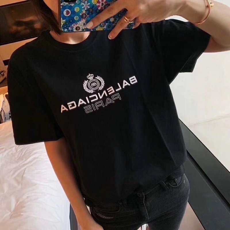 Áo Thun Cotton Balenci Nam Nữ Đang Hot