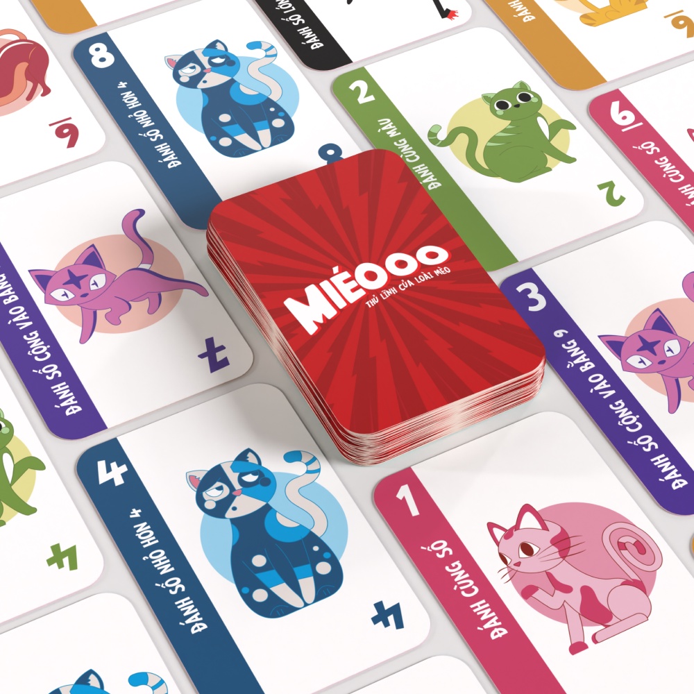 Miéooo - card game tương tác vui nhộn về những chú mèo - Board Game VN