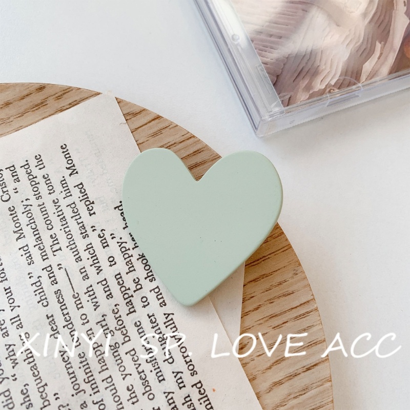 Kẹp Tóc Hình Trái Tim Màu Sắc Ngọt Ngào Cho Nữ