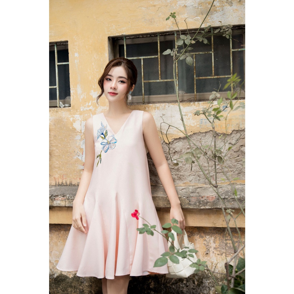 OLV - Đầm Plumeria Loose Embro