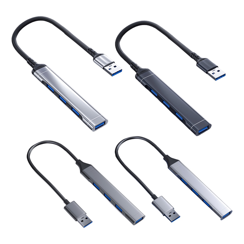 Bộ Chia 4 Cổng Usb 3.0 Tốc Độ Cao In Họa Tiết Hoa Hướng Dương Nhỏ Gọn Tiện Dụng Cho Máy Tính / Laptop
